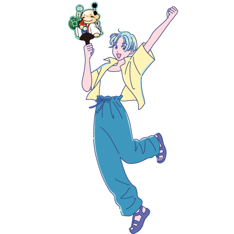 企業ロゴやキャラクターをあしらったオリジナルうちわを企業イメージの向上に!